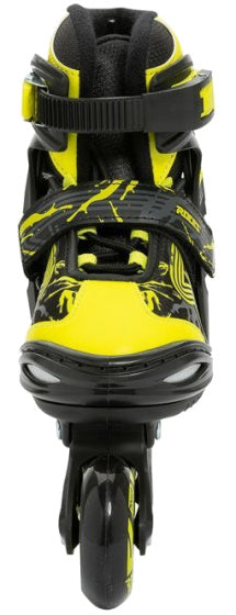 Roces Inline skates Jokey 3.0 softboot 82A zwart geel maat 26-29