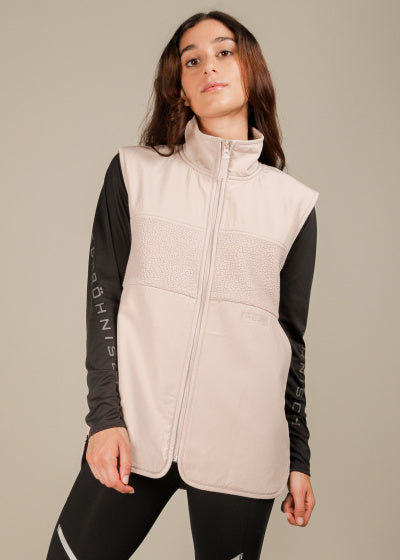 Röhnisch Bodywarmer Corrine Pile dames polyester zachtroze mt XS