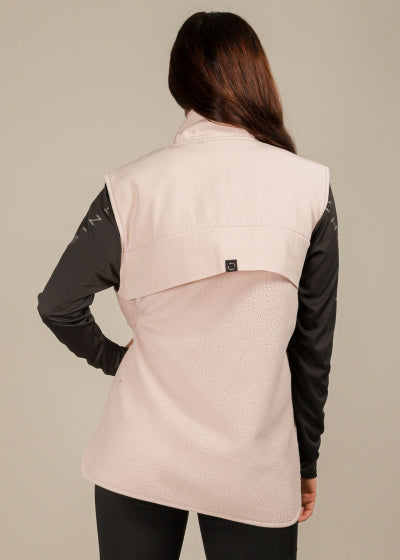 Röhnisch Bodywarmer Corrine Pile dames polyester zachtroze mt XS
