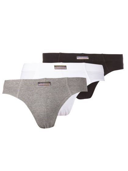 Rucanor Box-slips 3-pack heren zwart grijs wit maat M