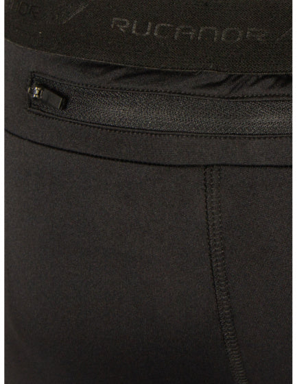 Rucanor Damion hardloopbroek lang heren zwart maat XL
