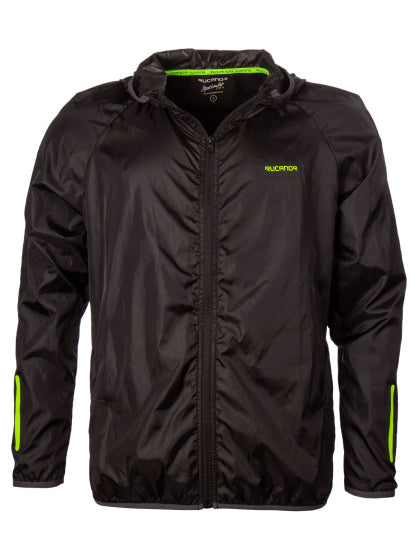 Rucanor Dylan running jacket heren zwart maat XL