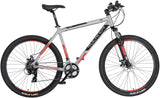 Rucanor Lux 27.5 Inch 51 cm Heren 21V Mechanische schijfrem Zilver Rood