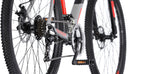 Rucanor Lux 27.5 Inch 51 cm Heren 21V Mechanische schijfrem Zilver Rood