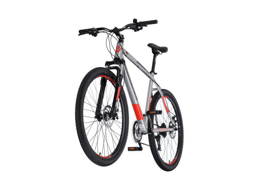 Rucanor Lux 27.5 Inch 51 cm Heren 21V Mechanische schijfrem Zilver Rood