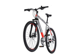 Rucanor Lux 27.5 Inch 51 cm Heren 21V Mechanische schijfrem Zilver Rood