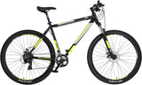 Rucanor Lux 29 Inch 48 cm Heren 21V Mechanische schijfrem Zwart Geel