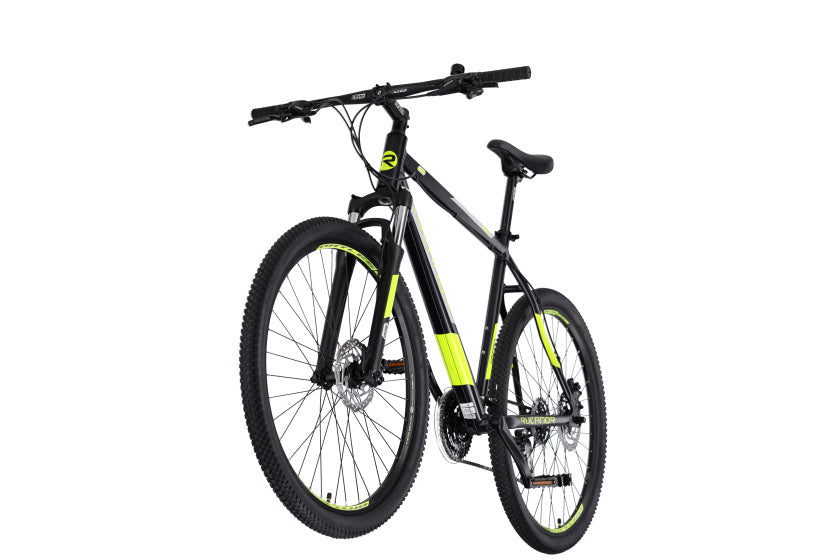 Rucanor Lux 29 Inch 48 cm Heren 21V Mechanische schijfrem Zwart Geel