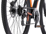 Rucanor Lux 29 Inch 48 cm Heren 24V Hydraulische schijfrem Zwart Oranje