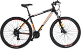 Rucanor Lux 29 Inch 53 cm Heren 24V Hydraulische schijfrem Zwart Oranje