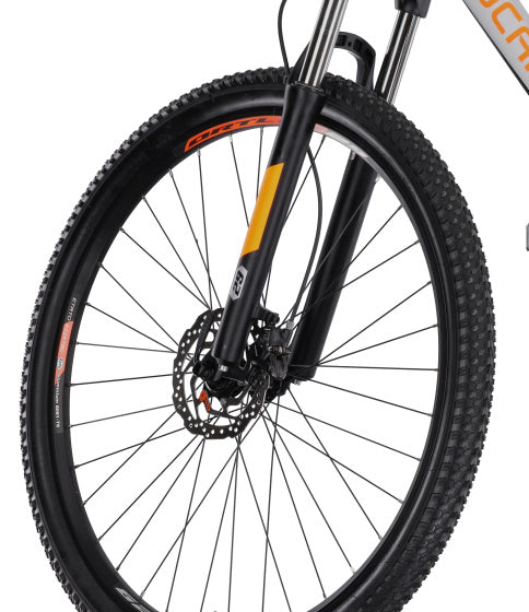 Rucanor Lux 29 Inch 53 cm Heren 24V Hydraulische schijfrem Zwart Oranje