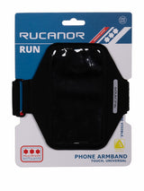 Rucanor Running Phone armband universeel unisex zwart