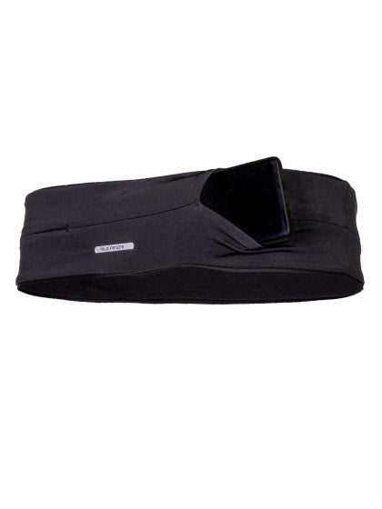Rucanor Running hardloopriem unisex zwart maat L