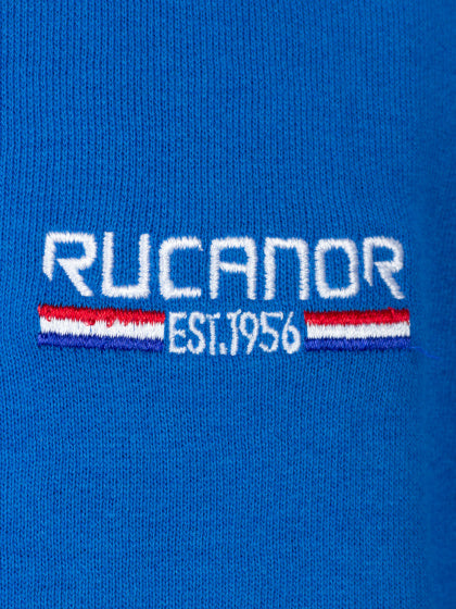 Rucanor Sydney sweatshirt hood unbrushed heren blauw maat L