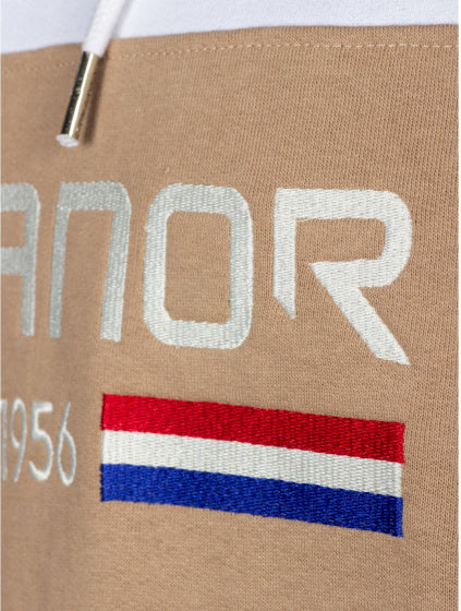 Rucanor Trevor sweater hoodie heren wit beige maat XXL