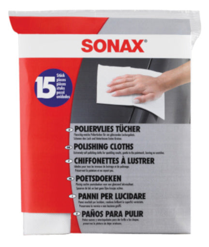 Sonax Poetsdoeken 20 x 25,7 cm synthetisch wit 15 stuks