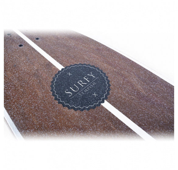 Tempish Longboard Surfy 82,5 x 23,5 cm wit bruin