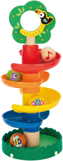 Tooky toy Educatieve Houten Spiraaltoren 18 maanden 10-delig