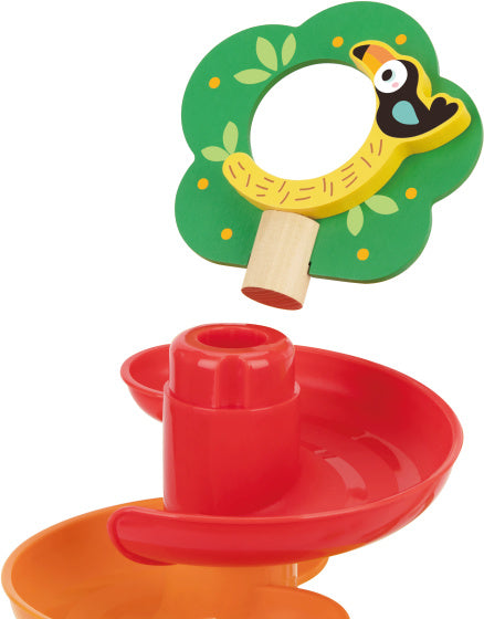 Tooky toy Educatieve Houten Spiraaltoren 18 maanden 10-delig