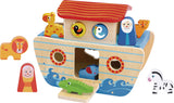 Tooky toy Noah's Ark Houten Vormenboot 24 maanden 18-delig