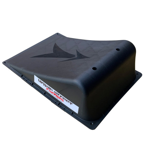 Urban street ramps Mini single skateramp zwart