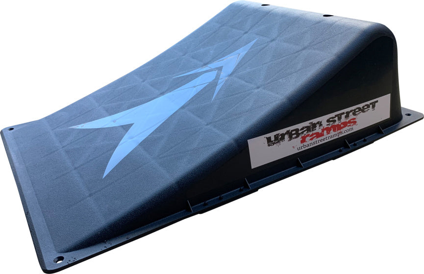 Urban street ramps Mini single skateramp zwart