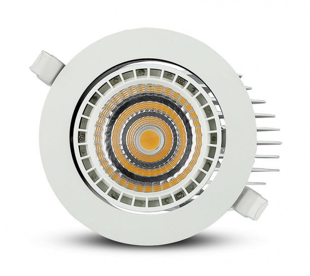 V-tac Inbouwspot VT-2933 led 2650 lumen 16,5 cm aluminium wit