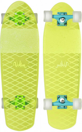 Volten Longboard Neon Clear Yellow 68,5 cm acryl geel