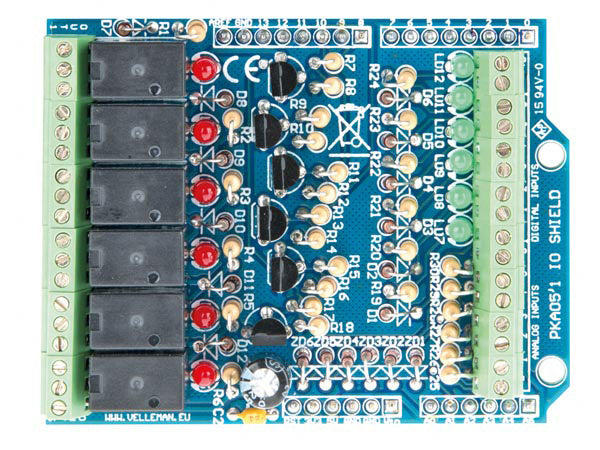 Whadda Arduino ethernet shield 7 x 5,5 cm groen zwart