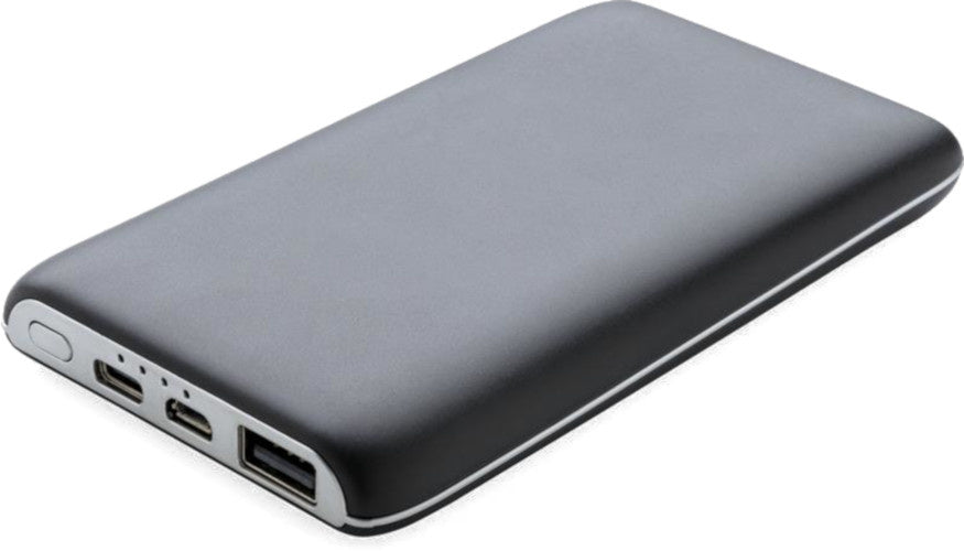 Xd collection Powerbank 4000 mAh 12,7 x 7,2 cm zwart