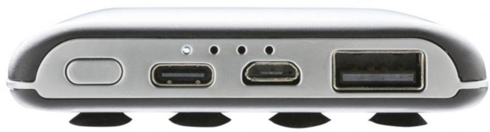 Xd collection Powerbank 4000 mAh 12,7 x 7,2 cm zwart