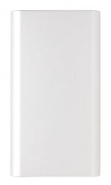 Xd collection Powerbank draadloos 10.000 mAh 12,5 cm alu zilver
