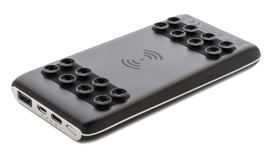 Xd collection Powerbank Light Up 8000 mAh 14 x 7 cm zwart