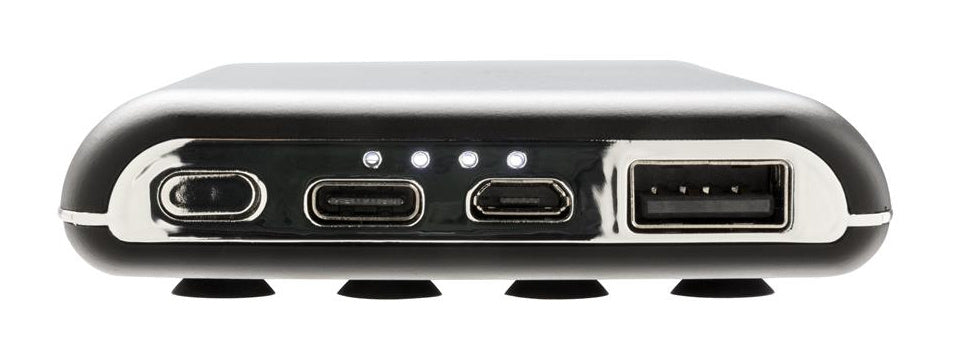 Xd collection Powerbank Light Up 8000 mAh 14 x 7 cm zwart