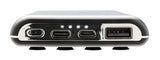Xd collection Powerbank Light Up 8000 mAh 14 x 7 cm zwart