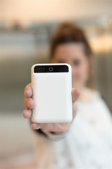 Xd collection Powerbank Pocket 10.000 mAh 9,3 cm wit