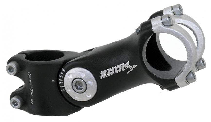 Zoom Stuurpen Voorbouw Verstelbaar 28,6 105 31,8MM Zwart